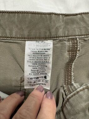 Carhartt Tan Original Dungaree Fit Pants - Beige/Tan